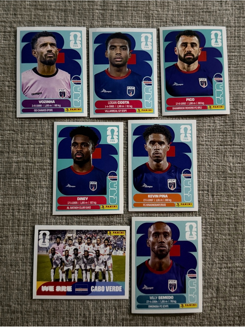 Cabo Verde FIFA Stickers